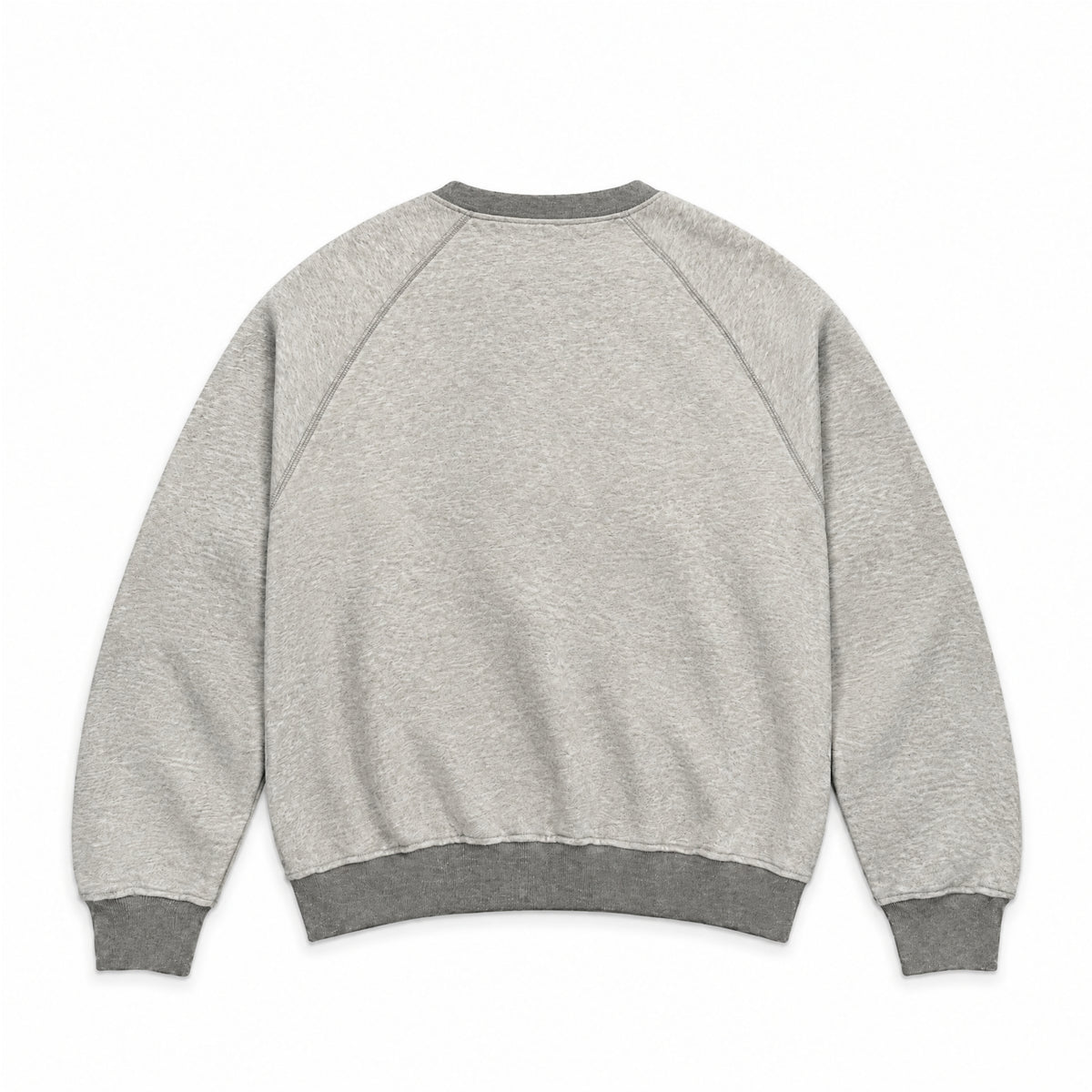 Grey Two-Tone Crewneck
